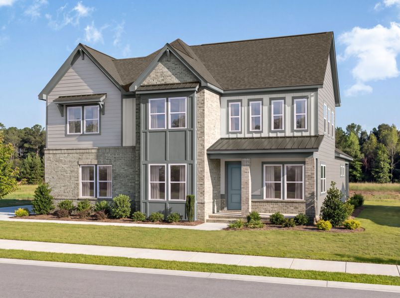 Representative exterior photo of a completed home built from the Monroe by John Wieland in Iverly, Canton, GA (Image 11). Representative exterior photo of a completed home built from the Monroe by John Wieland in Iverly, Canton, GA (Image 11).
