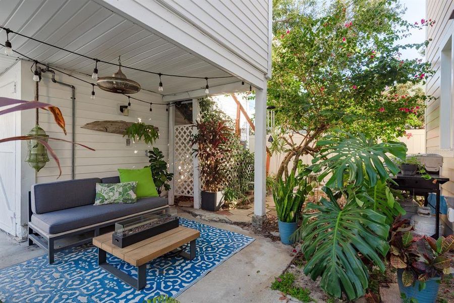 Exterior details and patio area of a home in , St. Petersburg (Image 26).