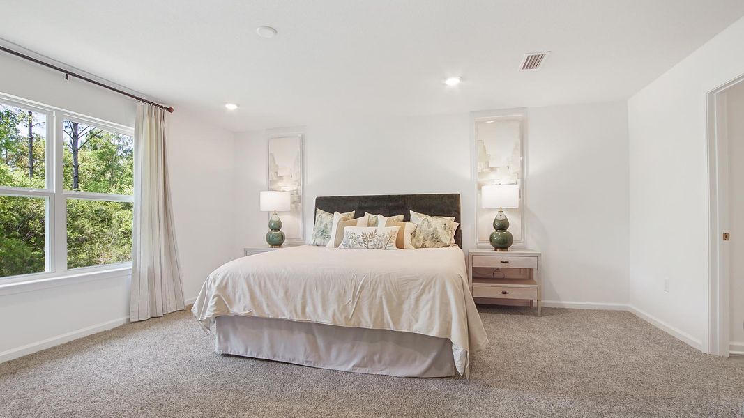 Furnished interior view inside a new home in Ashton Park Phase III, Freeport (Image 14). Furnished interior view inside a new home in Ashton Park Phase III, Freeport (Image 14).