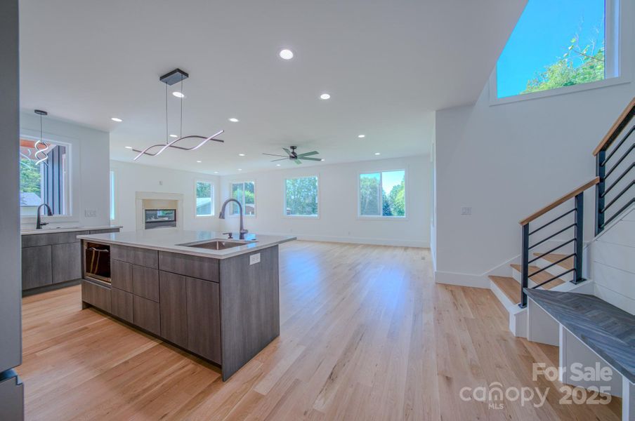 Kitchen/Living room view