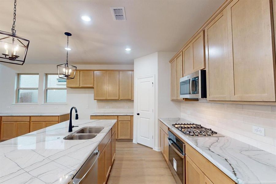 Furnished interior view inside a new home in Lilybrooke at Legacy Hills, Celina (Image 5). Furnished interior view inside a new home in Lilybrooke at Legacy Hills, Celina (Image 5).