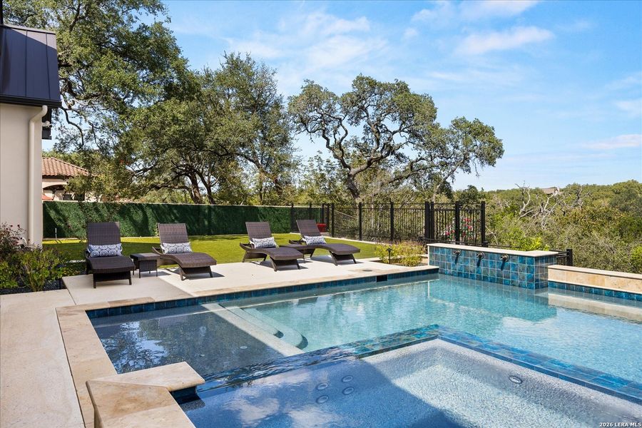 Exterior details and patio area of a home in , Fair Oaks Ranch (Image 25).