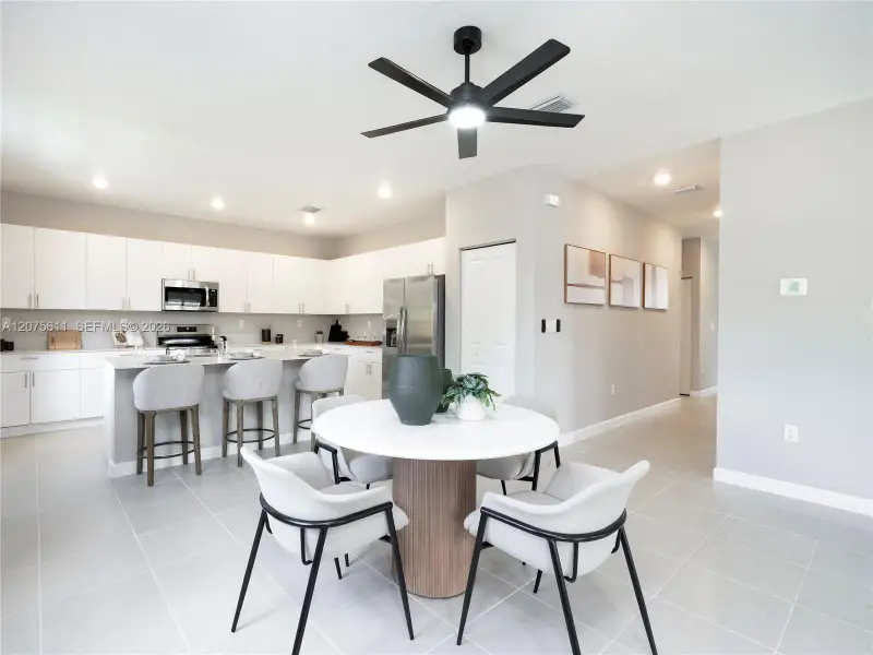 Furnished interior view inside a new home in Wildwood Groves, Miami (Image 33).