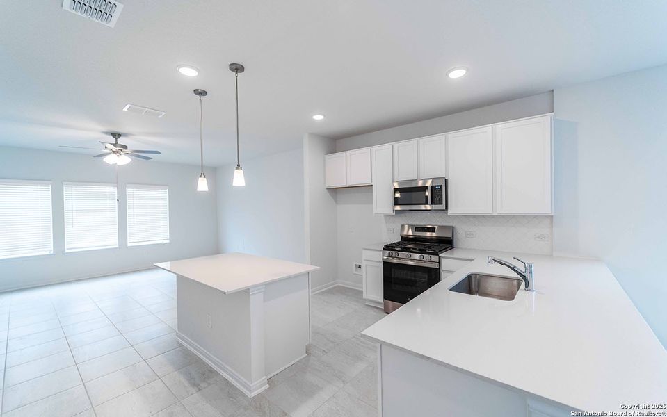 Furnished interior view inside a new home in Red Hawk Landing, San Antonio (Image 3).