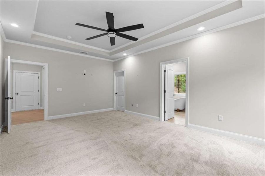 Spacious, unfurnished interior of a new home in , Bowdon (Image 32).
