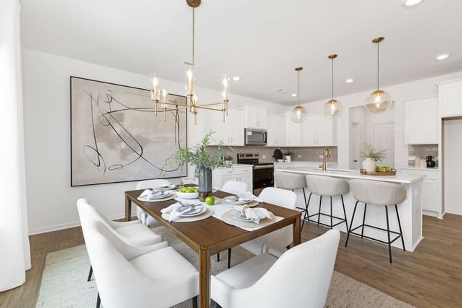 Representative furnished interior of a home built from the The Wagner by True Homes in Benson Village, Benson (Image 8).