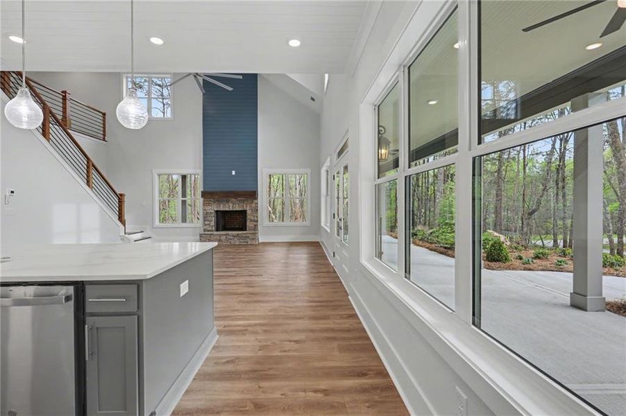 Furnished interior view inside a new home in , Clarkesville (Image 15).