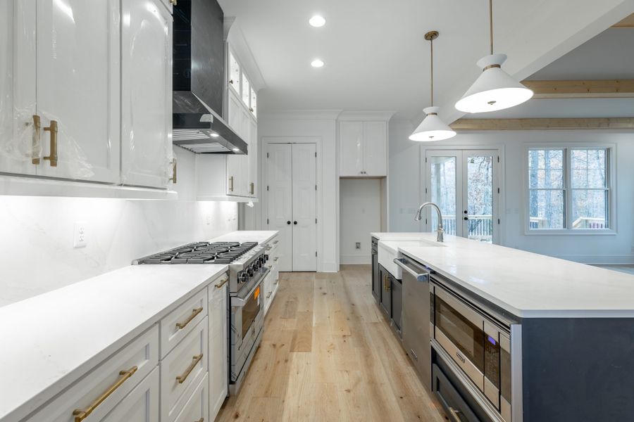 Representative furnished interior of a home built from the Carolina B by Riverstone Construction, LLC in River Gorge Ranch, River Gorge Ranch (Image 10).