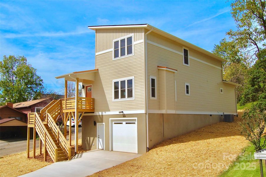 Exterior details and patio area of a home in , Mars Hill (Image 1).