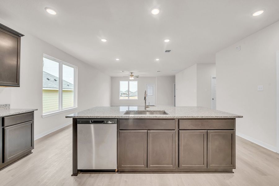 Furnished interior view inside a new home in The Village at Elm Creek, Troy (Image 8). Furnished interior view inside a new home in The Village at Elm Creek, Troy (Image 8).