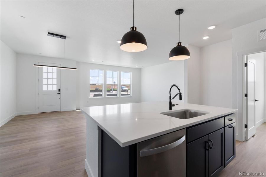 Furnished interior view inside a new home in Westerly, Erie (Image 6).