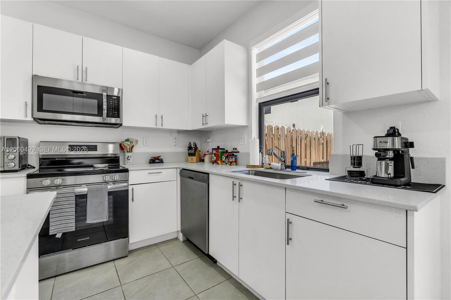 Furnished interior view inside a new home in , Miami (Image 18).