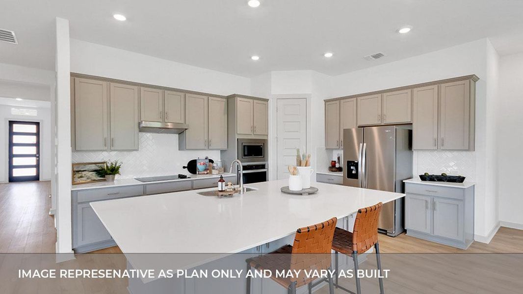 Furnished interior view inside a new home in Rosenbusch Ranch, Leander (Image 19). Furnished interior view inside a new home in Rosenbusch Ranch, Leander (Image 19).