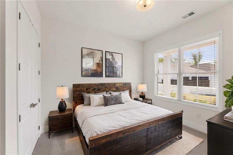 Furnished interior view inside a new home in Courtyards at Traditions, Cumming (Image 9).