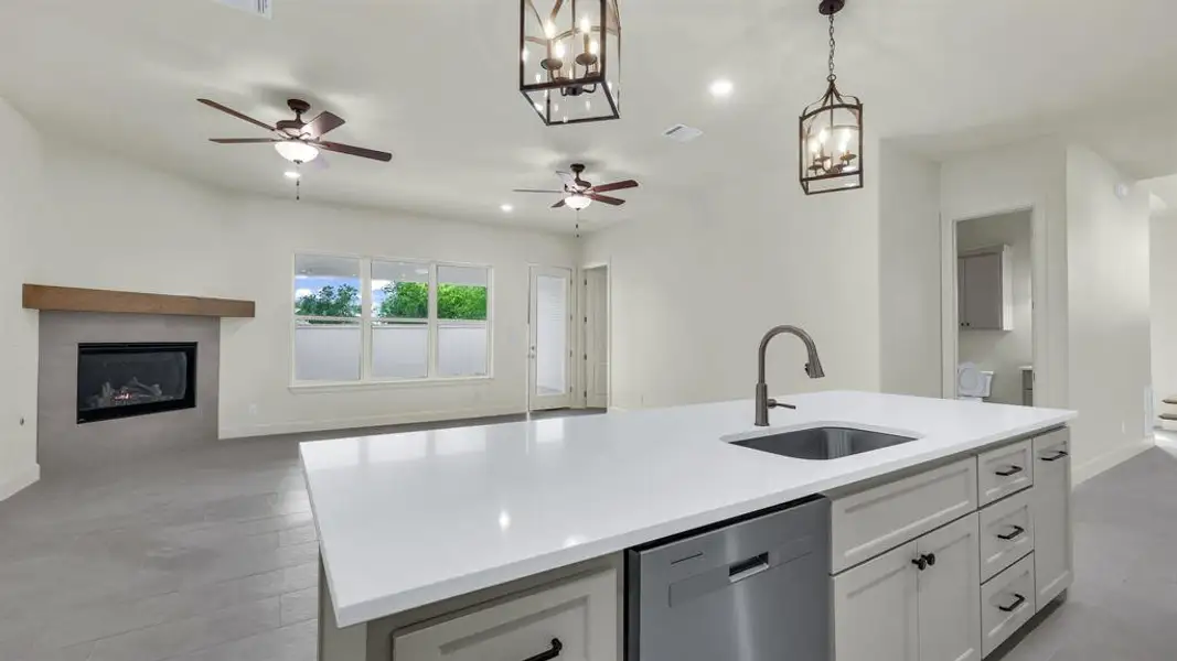 Furnished interior view inside a new home in , Aledo (Image 5).
