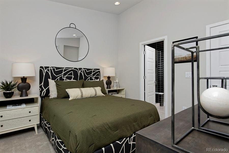 Furnished interior view inside a new home in , Denver (Image 7).