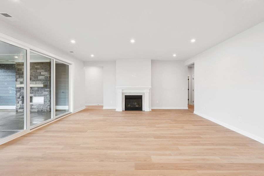 Representative unfurnished interior of a home built from the Aspen Creek by Tri Pointe Homes in The Meadows Collection at Serenity, Fuquay Varina (Image 15).