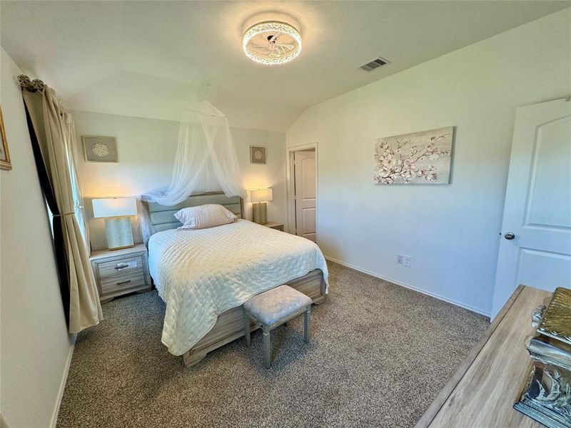 All bedrooms have light ceiling fan combos with remote control access