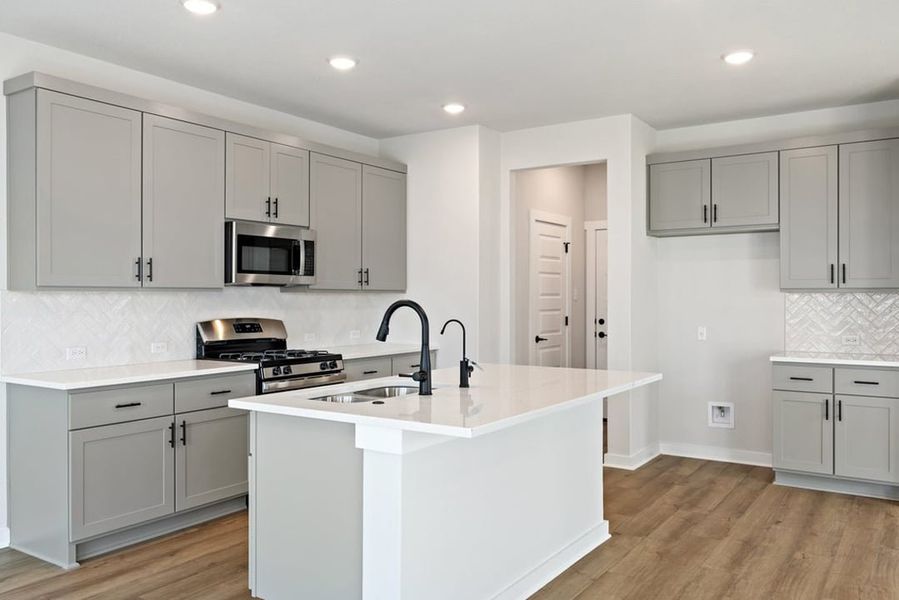 Furnished interior view inside a new home in Union Collection at Park Central, Georgetown (Image 9).