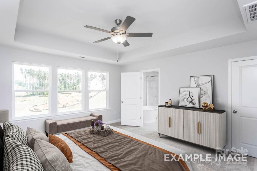 Furnished interior view inside a new home in Enclave at Belmont, Belmont (Image 13).