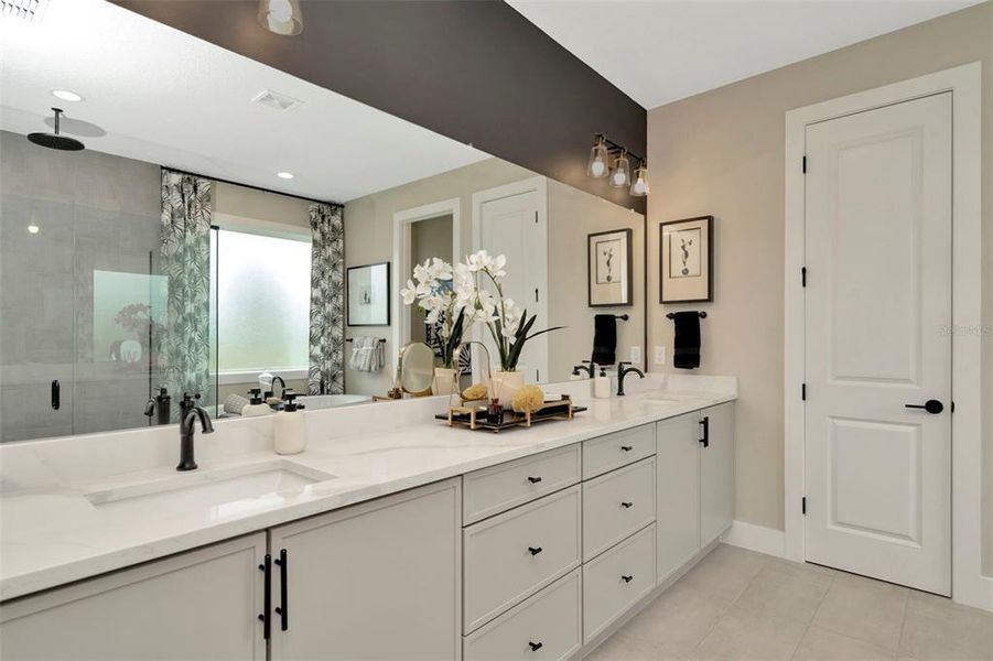 Furnished interior view inside a new home in Primrose at Longleaf, New Port Richey (Image 15).