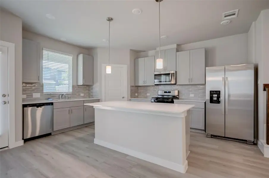 Furnished interior view inside a new home in McClendon Park Village, Houston (Image 7). Furnished interior view inside a new home in McClendon Park Village, Houston (Image 7).