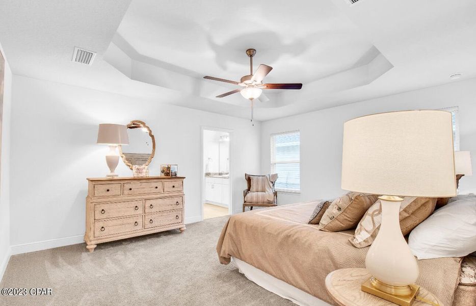 Representative furnished interior of a home built from the Plan 1520 by Adams Homes in East Bay, Panama City (Image 10).
