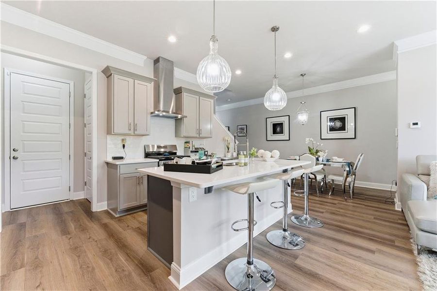 Furnished interior view inside a new home in , Decatur (Image 15).