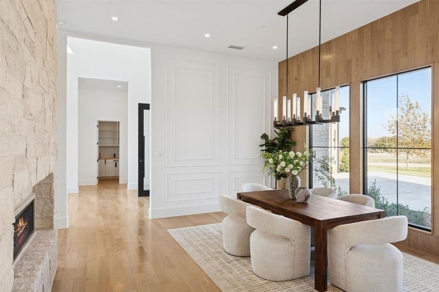 Furnished interior view inside a new home in , Bartonville (Image 13). Furnished interior view inside a new home in , Bartonville (Image 13).