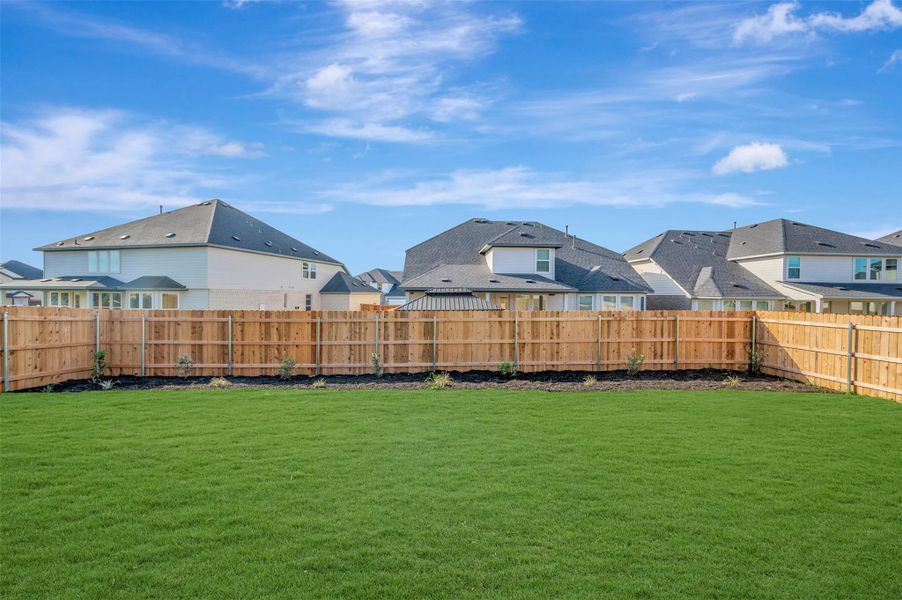 Exterior details and patio area of a home in Edgewood, Leander (Image 21). Exterior details and patio area of a home in Edgewood, Leander (Image 21).