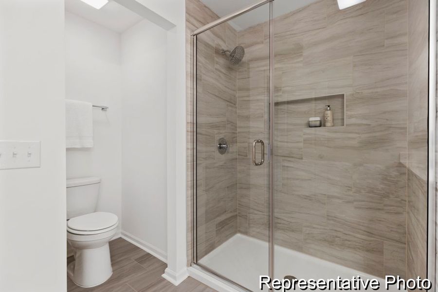 Furnished interior view inside a new home in Westbrook Falls Townhomes, Colfax (Image 14).