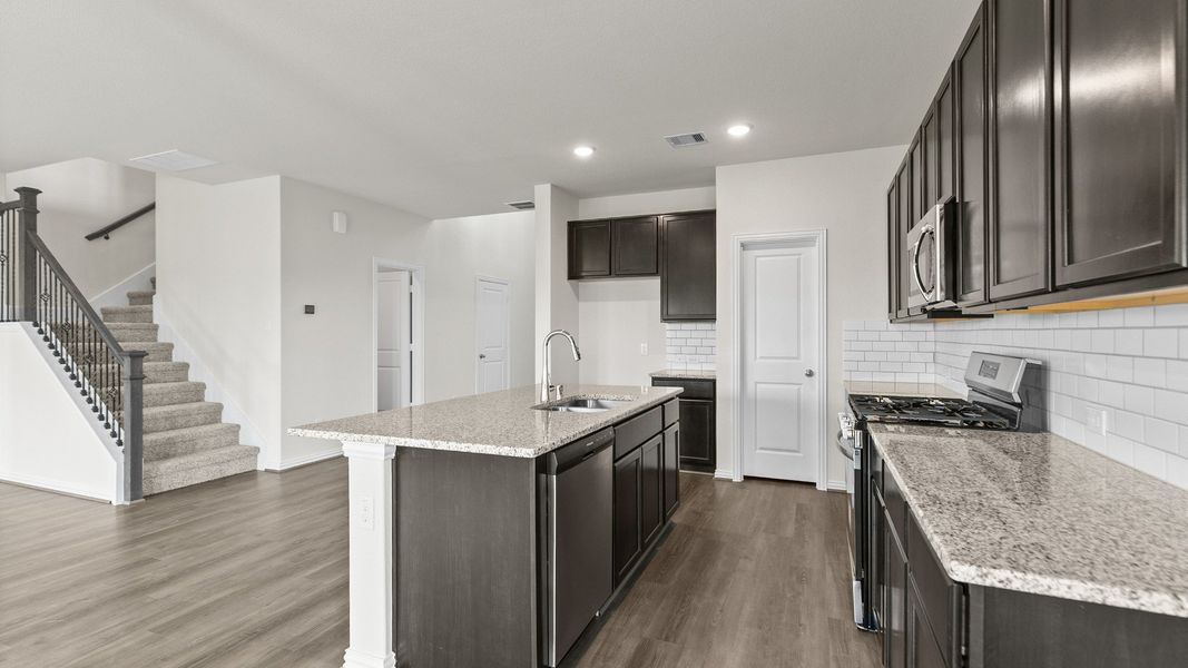 Representative furnished interior of a home built from the Southfork by Brightland Homes in Cielo, Conroe (Image 8).