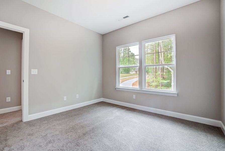 Representative unfurnished interior of a home built from the Badin by Caruso Homes in Blue Run, Raleigh (Image 48). Representative unfurnished interior of a home built from the Badin by Caruso Homes in Blue Run, Raleigh (Image 48).