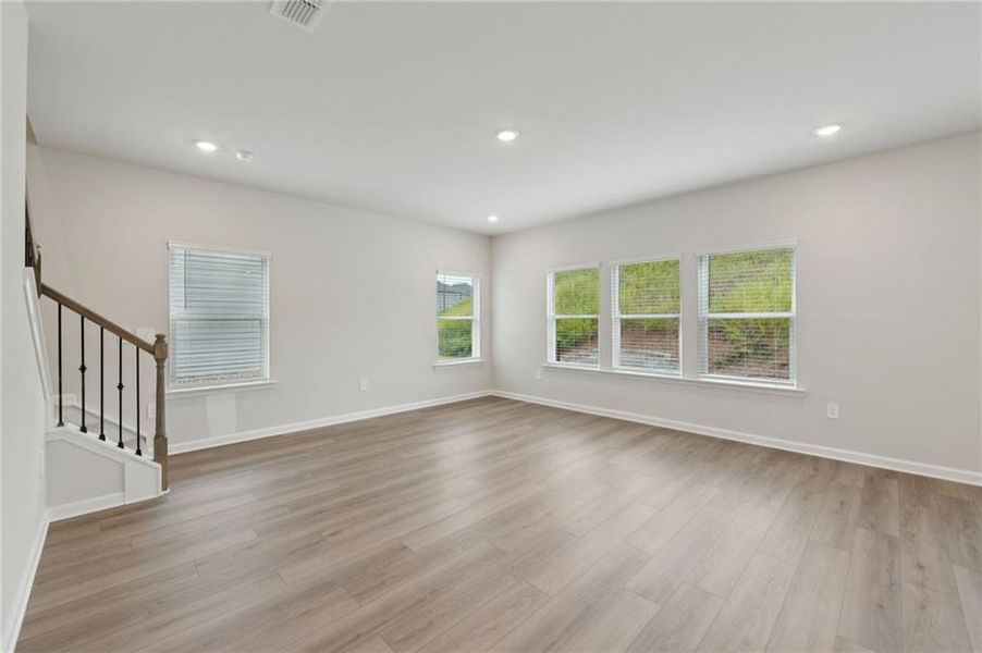 Spacious, unfurnished interior of a new home in Preserve at Mountain Creek, Pendergrass (Image 24). Spacious, unfurnished interior of a new home in Preserve at Mountain Creek, Pendergrass (Image 24).