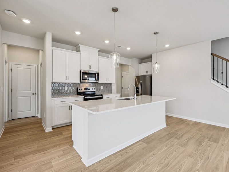Furnished interior view inside a new home in Hawthorne Station, Atlanta (Image 5).