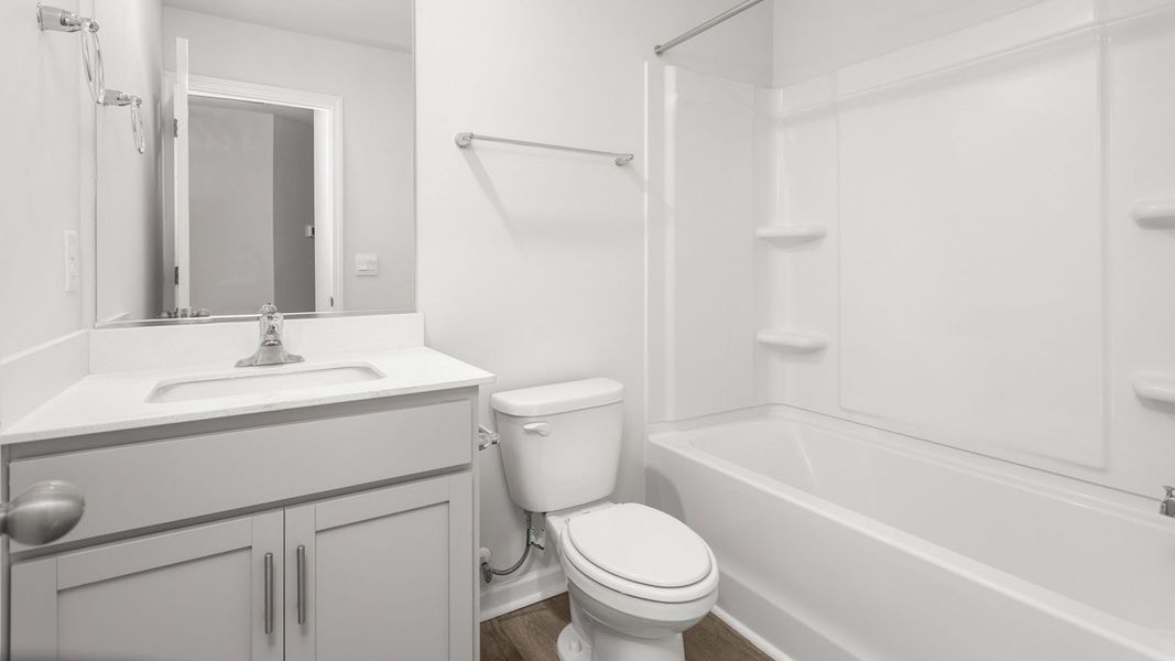 Furnished interior view inside a new home in Henley Ridge, Graham (Image 7).