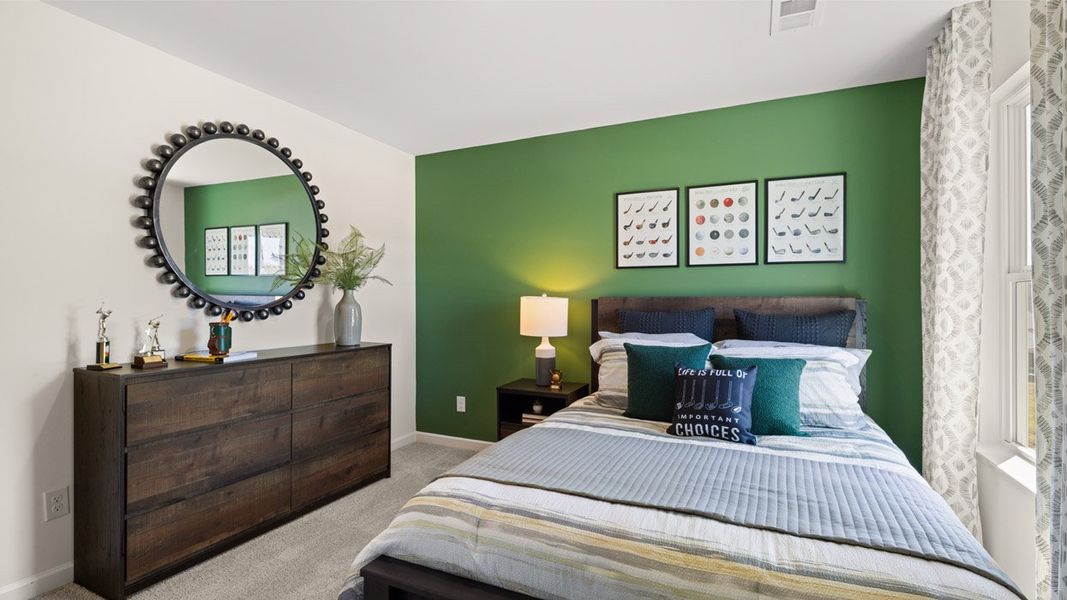 Representative furnished interior of a home built from the HAYDEN Express by D.R. Horton in WillowBrook, Winder (Image 59).