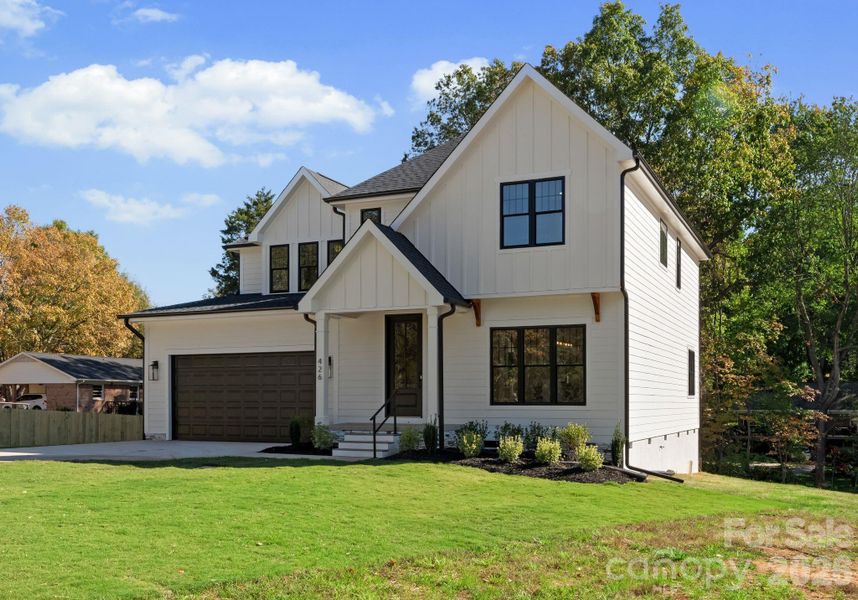 Front exterior of a new home in , Mooresville, NC, highlighting curb appeal (Image 26).