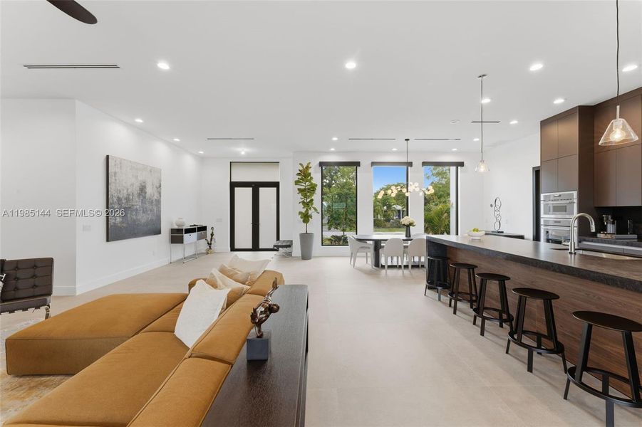 Furnished interior view inside a new home in , Wilton Manors (Image 13).