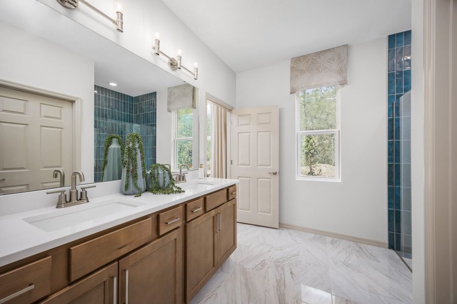Furnished interior view inside a new home in Trinity Gardens, Deland (Image 11).