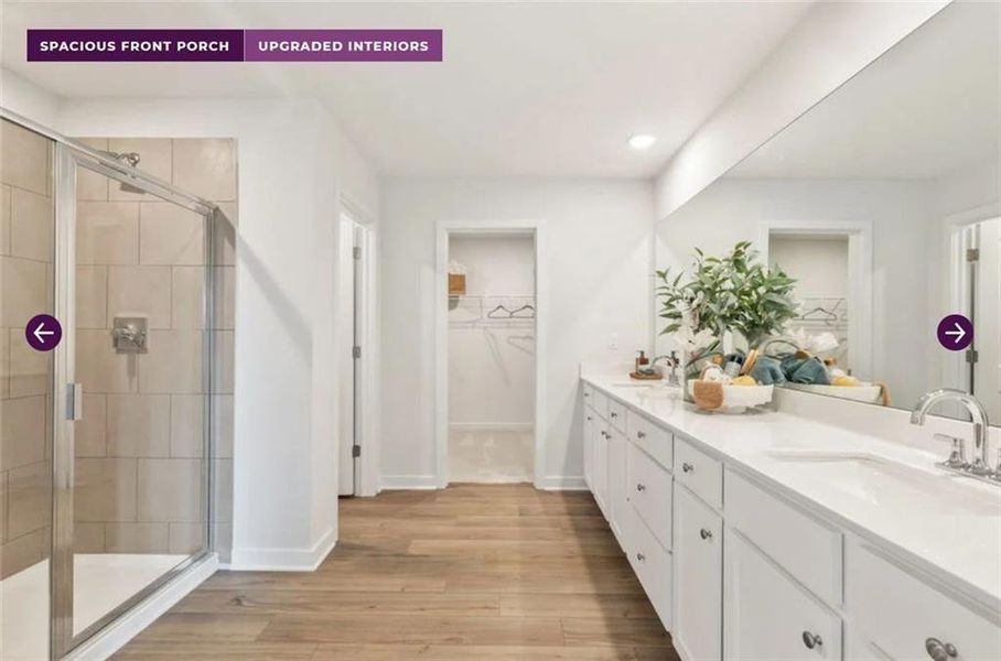 Furnished interior view inside a new home in Reserve at Gum Springs, Jefferson (Image 17).