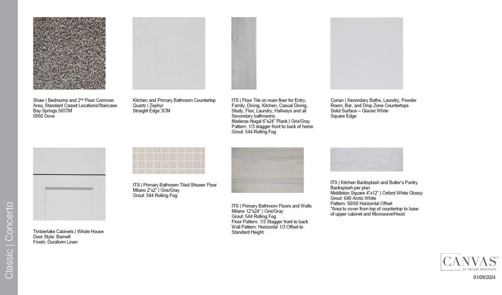 Sample of building materials used in homes in Tiburon, Nokomis (Image 14).