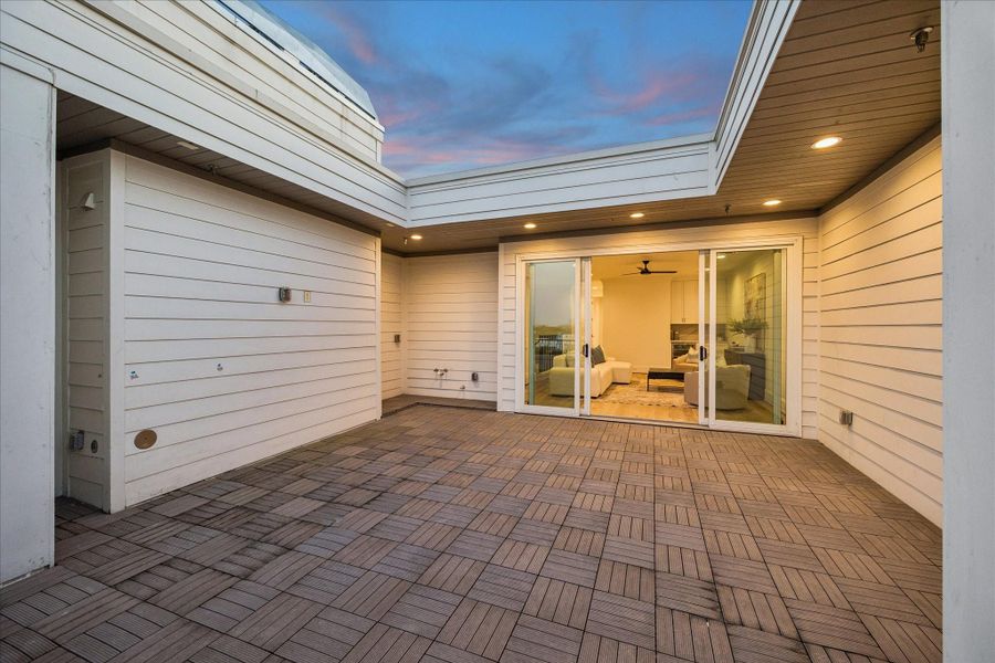 Exterior details and patio area of a home in , Houston (Image 26).