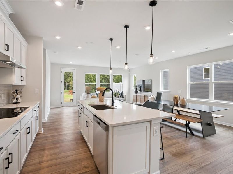 Representative furnished interior of a home built from the Stuart by Tri Pointe Homes in Millstone, Cramerton (Image 9). Representative furnished interior of a home built from the Stuart by Tri Pointe Homes in Millstone, Cramerton (Image 9).