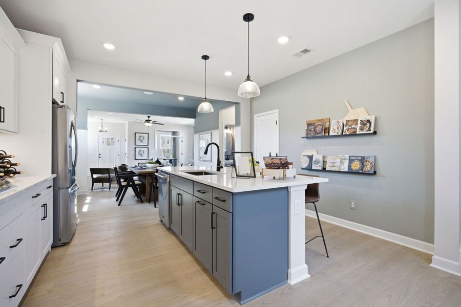 Representative furnished interior of a home built from the The Burke C by Davidson Homes LLC in Forestville Yard, Knightdale (Image 15).