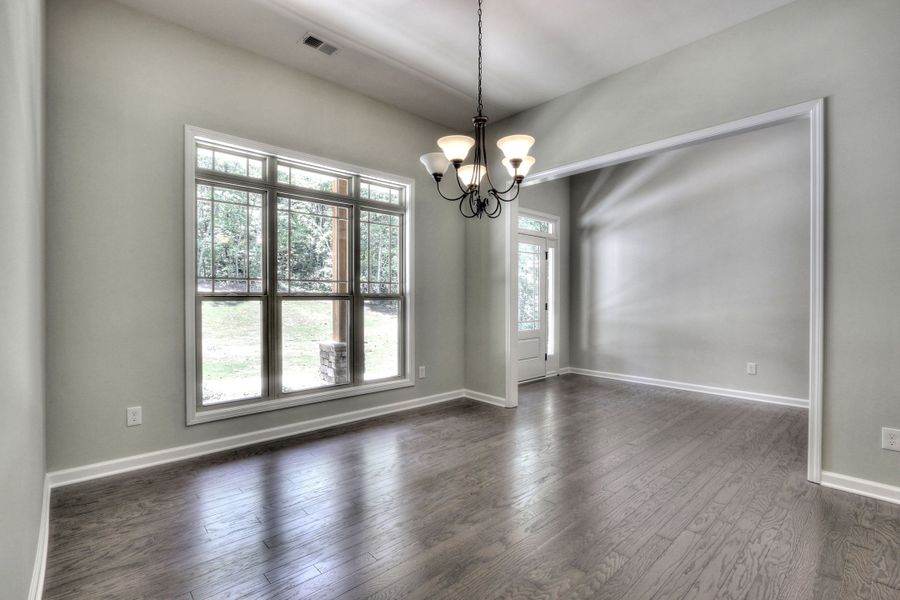 Representative unfurnished interior of a home built from the The Huntleigh by Bamford and Company in Rowland Springs, Cartersville (Image 32).
