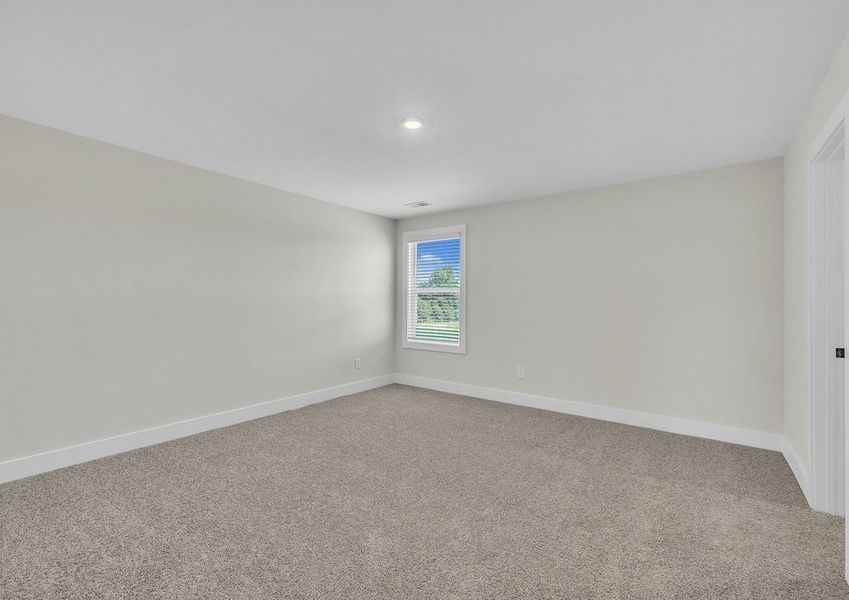 Open and spacious bedroom