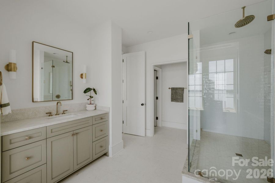 Furnished interior view inside a new home in , Denver (Image 37).