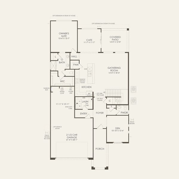 2D floor plan layout for the Prato by Pulte Homes in Jorde Farms, Queen Creek, AZ (Image 3). 2D floor plan layout for the Prato by Pulte Homes in Jorde Farms, Queen Creek, AZ (Image 3).