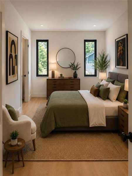 Furnished interior view inside a new home in , Atlanta (Image 11). Furnished interior view inside a new home in , Atlanta (Image 11).